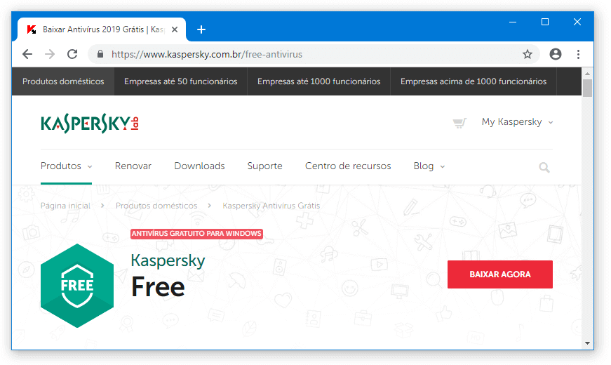 Kaspersky Free 2019 | Baixar