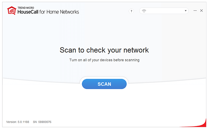 Trend Micro HouseCall for Home Networks | Scan