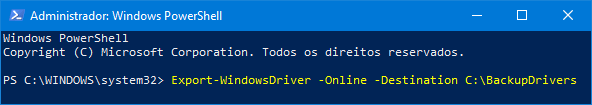 Drivers do Windows | Backup de drivers