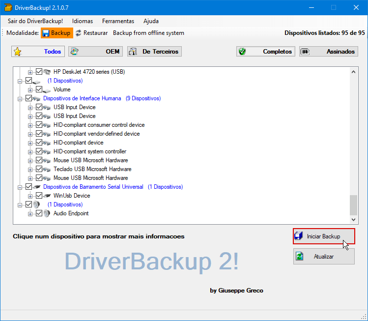 Drivers do Windows | Backup de drivers com o DriverBackup!