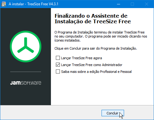 TreeSize Free | Instalação