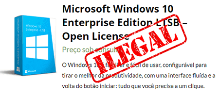 Windows 10 LTSB LTSC | Venda ilegal
