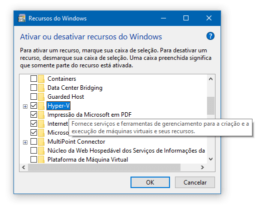 Como habilitar o Hyper-V no Windows 10 Pro