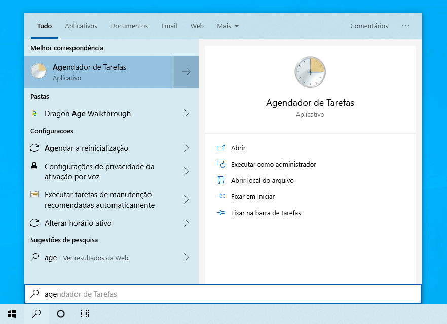 Como agendar uma verificação no antivírus Windows Defender do Windows 10