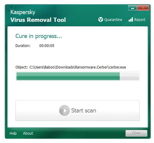 Kaspersky Virus Removal Tool (KVRT) | Remoção de malware