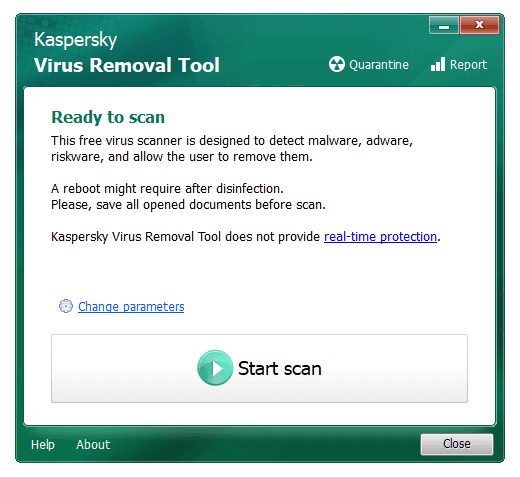 Kaspersky Virus Removal Tool (KVRT)