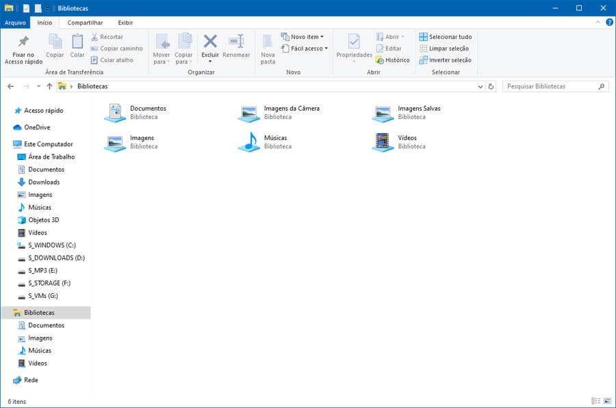 Como incluir outro drive em uma Biblioteca no Windows 10