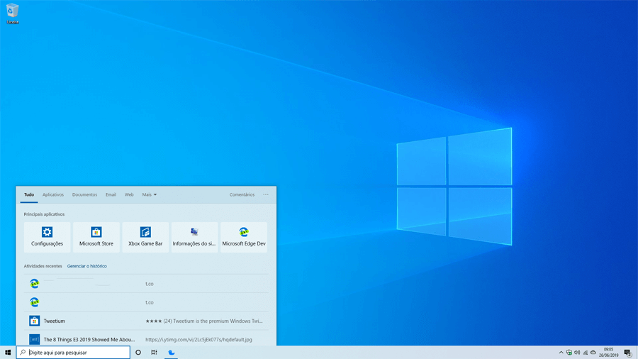 Como habilitar a nova interface de pesquisa no Windows 10