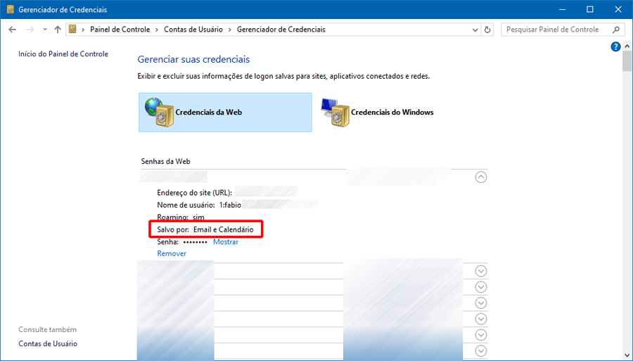 Como usar o Gerenciador de Credenciais no Windows 10