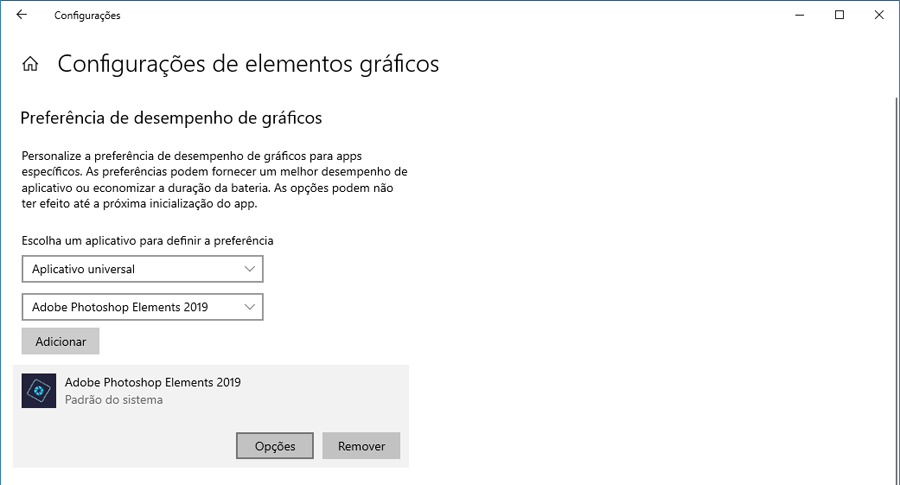Como definir configurações de desempenho gráfico por aplicativo no Windows 10