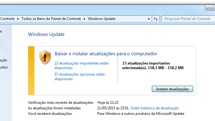 Como agilizar as atualizações do Windows 7 | Atualizações