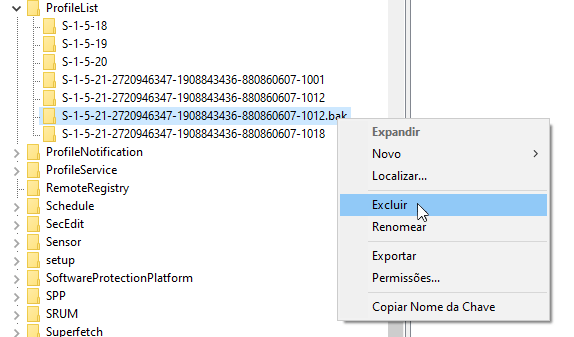 Como resolver erro de perfil temporário no Windows 10