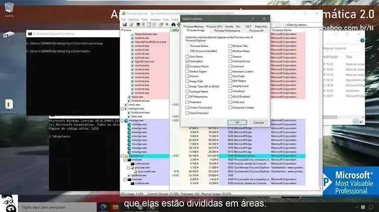 Aula 14: Programas da SysInternals focados em arquivos e processos