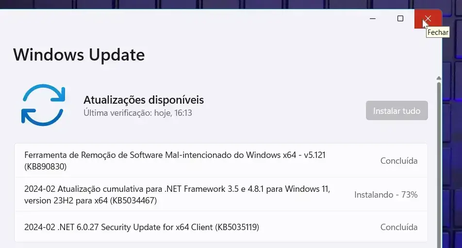Como acelerar a instalação de atualizações do Windows 11