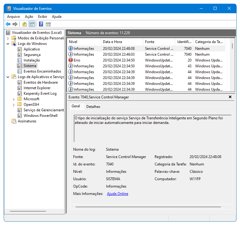 Não existe limpeza completa no Windows | Visualizador de Eventos é uma ferramenta CRUCIAL para saber o que acontece no Windows