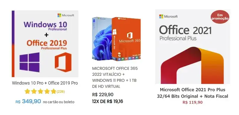 Chave de ativação barata vendida na web é golpe