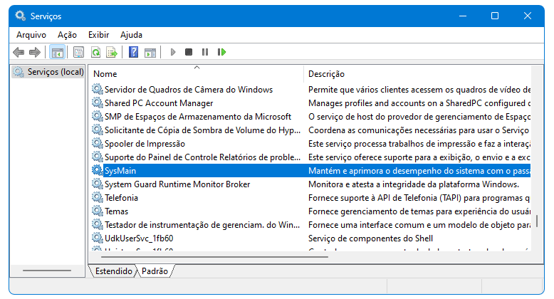 SysMain: saiba tudo sobre esse Serviço